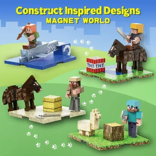 Chasseur de Poissons – Jeu de Construction Magnétique Aventure en Mer